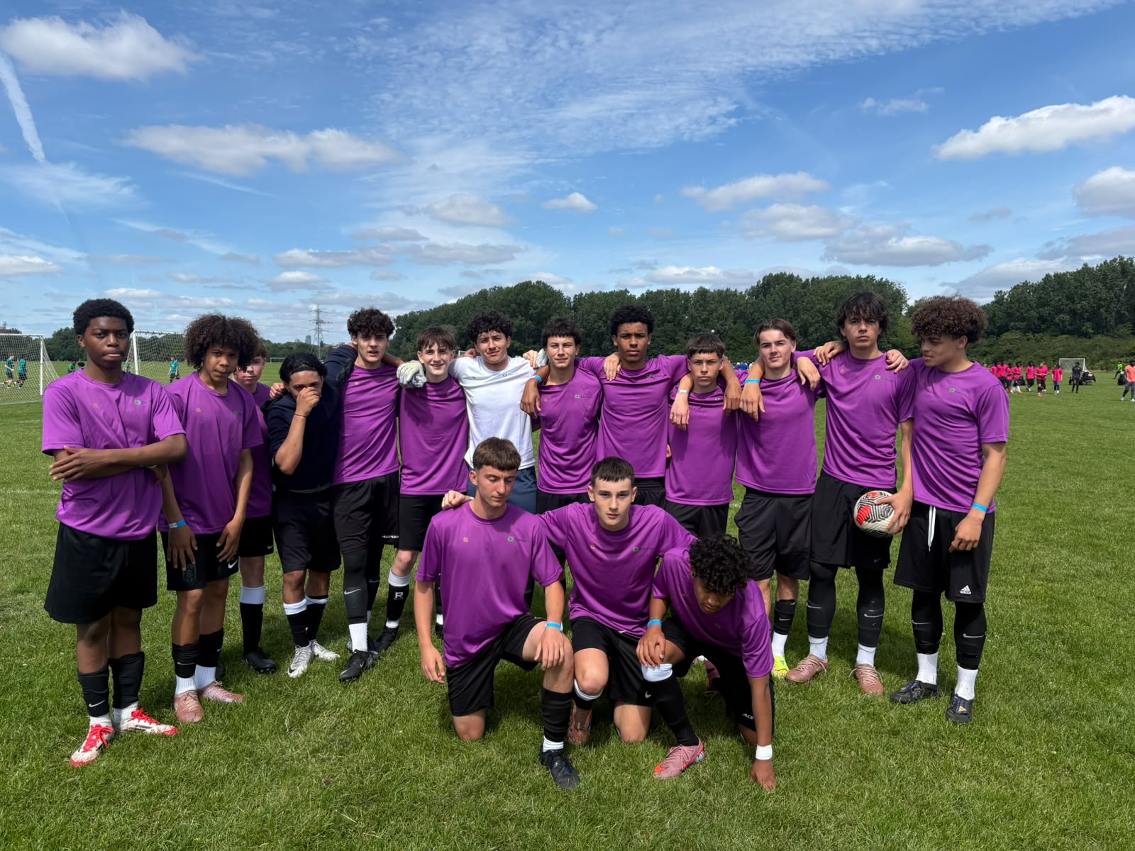 Camden United players representing Camden at the London 32 Borough Cup